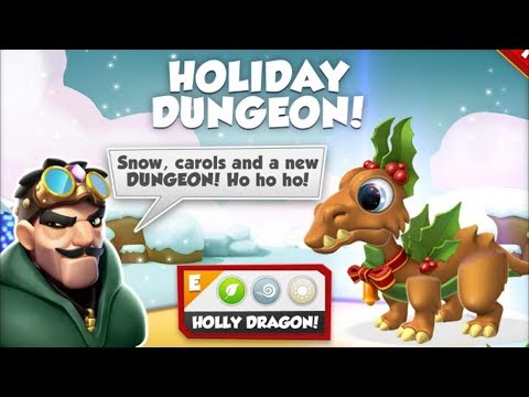 LIMITED TIME DUNGEON DRAGON! Get the HOLLY DRAGON In the Dungeon! - DML #707