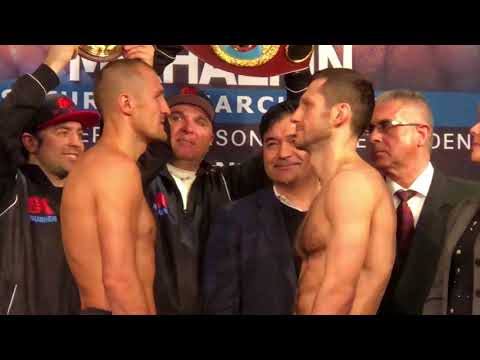 Sergey Kovalev vs. Igor Mikhalkin FACE OFF @ Weigh In