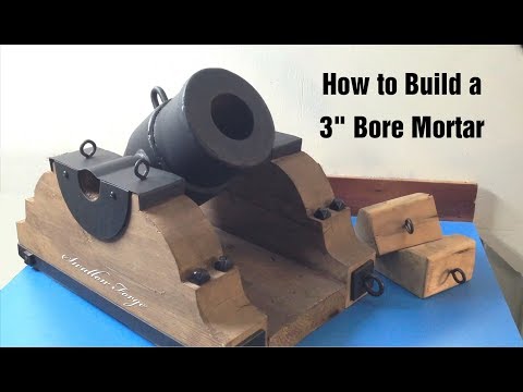 Homemade 3" Bore Mortar (Cannon) Swallow Forge