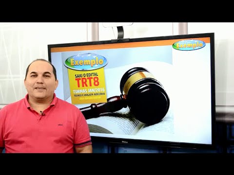 Saiu o edital do TRT PA/AP - Veja a programação de turmas do Curso Exemplo - HD