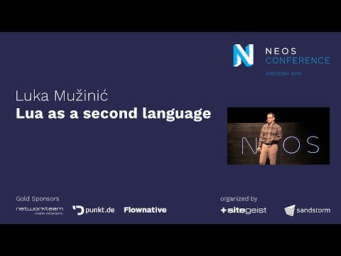 Neos Con 2019 | Luka Mužinić: Lua como segunda língua