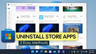 How to Uninstall Apps Downloaded from Microsoft Store!