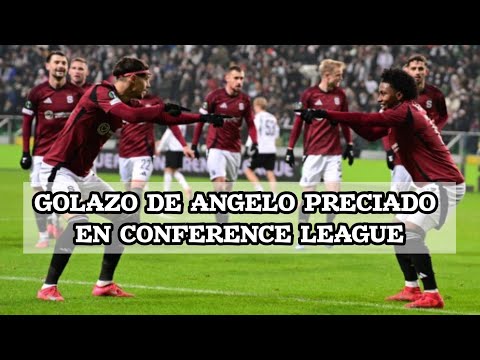 Golazo de ANGELO PRECIADO  con el Sparta Praga en la Conference League 