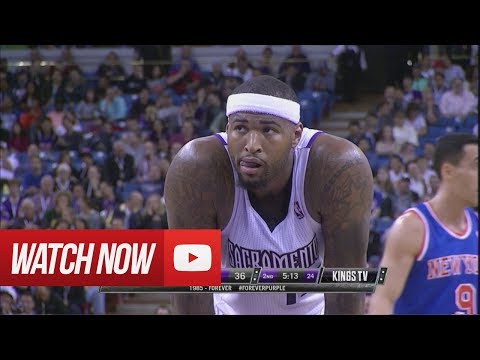 2014.03.26 - DeMarcus Cousins Full Highlights vs Knicks - 32 Pts, 15 Reb, 8 Assists