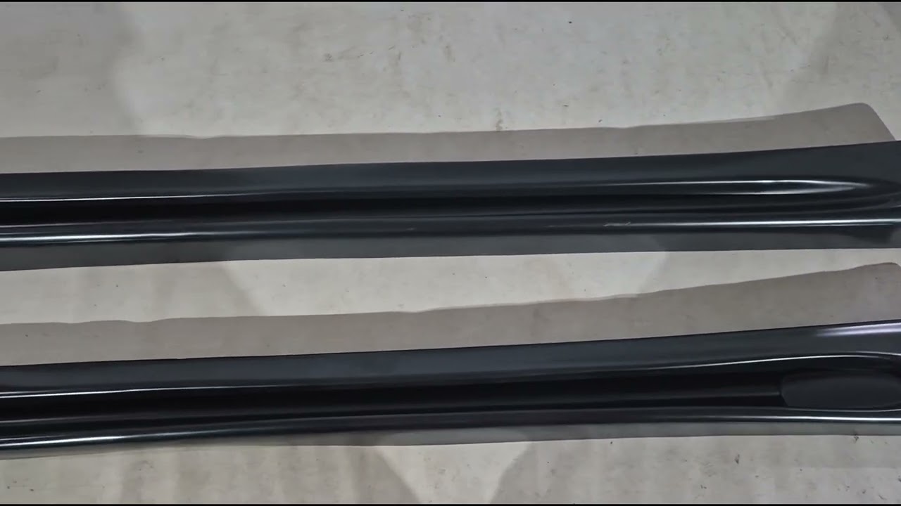 Volkswagen Polo 2010-2017 гг. Боковые Пороги DPT V-4 (Грунтованные под Покраску) Video 1
