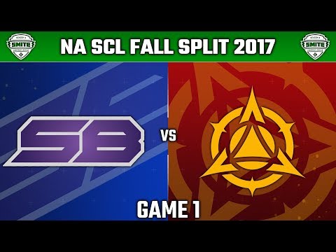 SMITE Console League Fall Split Week 5 NA 2017 - Strictly Business vs. Myth Gaming (Game 1)