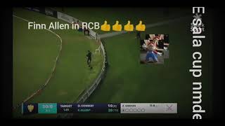 Finn Allen in RCB Finn Allen in RCB