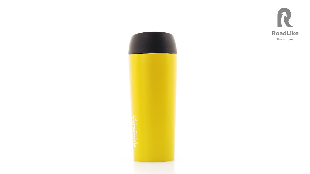 Термокружка RoadLike Travel Mug 450мл, желтый