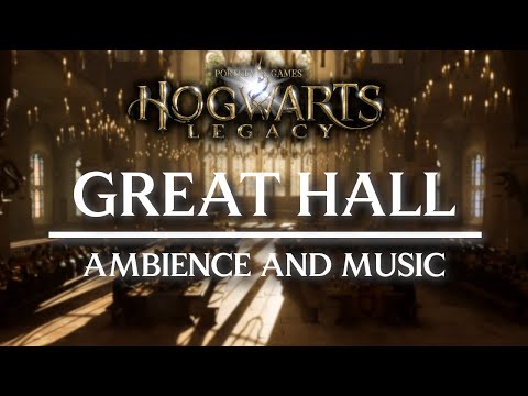 ✨ Hogwarts Great Hall Ambience | 3 Hours of Hogwarts Legacy Music and Sounds