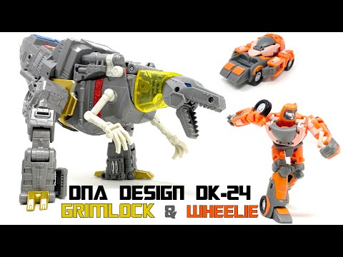 DNA Design DK-24 Upgrade Kit SS86 GRIMLOCK & WHEELIE Review