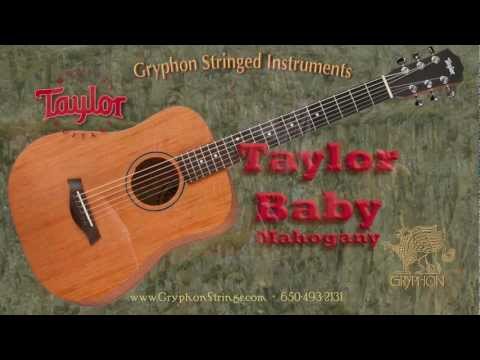 Taylor Baby in Mahogany Acoustic Guitar Demo