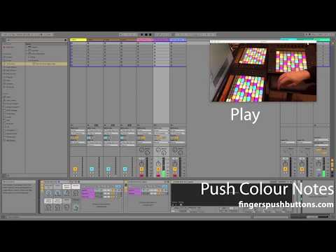 Push Colour Notes : Multi Push Demo 1 - Set Up