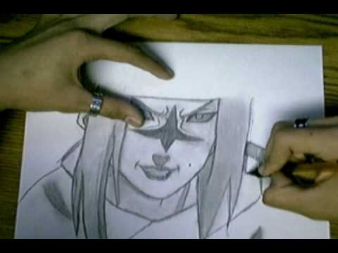 how to draw sasuke uchiha curse mark lvl 2