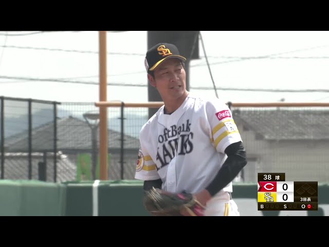 【ファーム】ホークス・武田翔太 4者連続三振を含む好投でここまで無失点!! 2025年8月31日 福岡ソフトバンクホークス 対 広島東洋カープ