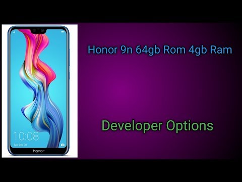 Honor 9n developer options 🔥