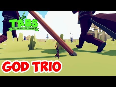 God Trio! Ullr + Zeus + Artemis vs Every Unit 2/2 - TABS Unit Possession Update