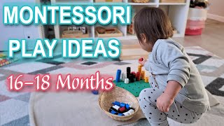60 TODDLER PURPOSEFUL PLAY IDEAS! MONTESSORI ACTIVITIES FOR 16-18 MONTHS OLD \\ Montessori at Home