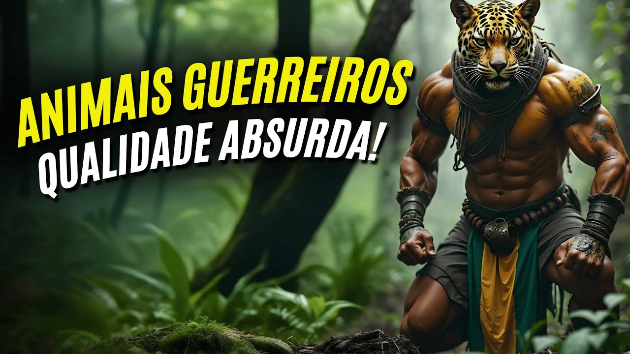 VÍDEOS VIRAIS COM IA! Aprenda a fazer ANIMAIS GUERREIROS