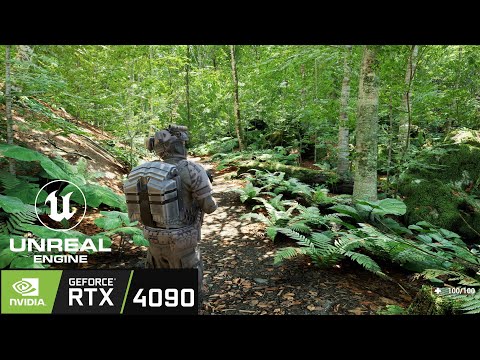 RTX 4090 Unreal Engine 5.1 Nanite Beech Forest
