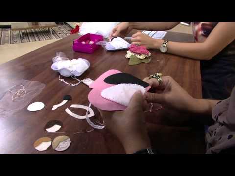 Mulher.com 24/05/2013 Karin Montone - Sachê em feltro