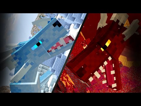 27 Dragões e Bestas Mitológicas no Minecraft (Ice and Fire Mod)