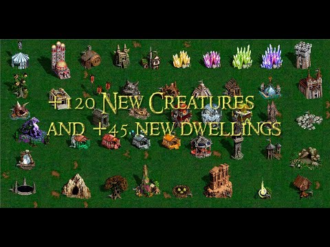 All 8th creatures (additional creatures in town, static presentation) - Third Upgrades mod- Heroes 3