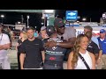 Michael Jordan congratulates Bubba Wallace on Daytona pit road