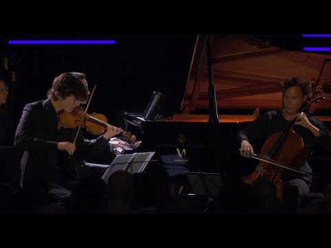 Alexey Shor's Piano Trio No 1 (in Bm) performed by Daniel Lozakovich/Edgar Moreau/Dmitry Shishkin
