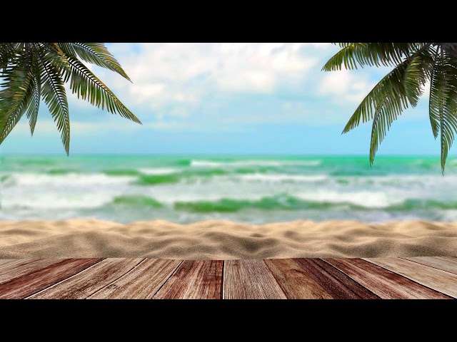 Vídeo relacionado con INRUI Fondo de Fotografía de Playa Tropical - Verano, Palmeras, Mar Azul, Cielo, Sol, Luau - Telón de Fondo Temático (2,1x1,5 m)