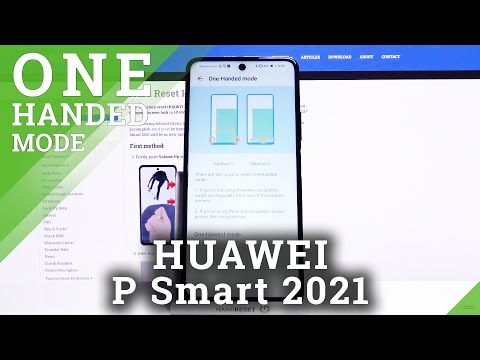 How to Enter One Handed Mode in HUAWEI P Smart 2021 – Enable Screen Easy Usage