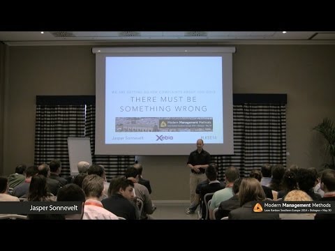 Jasper Sonnevelt at LKSE14 -- We are getting so few complaints about you guys