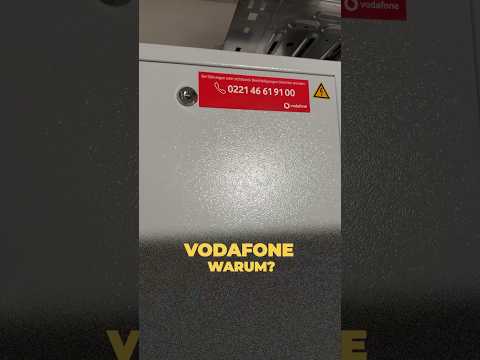 Wenn unsaubere Arbeit eine Kunstform wäre… #vodafone #pfusch