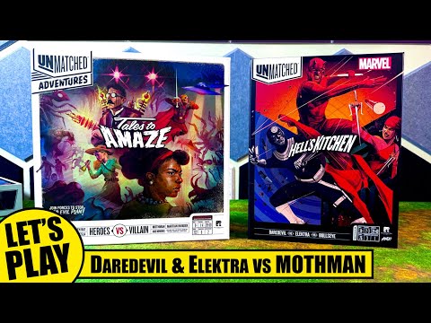 UNMATCHED ADVENTURES SOLO PLAYTHROUGH with DAREDEVIL & ELEKTRA vs the MOTHMAN