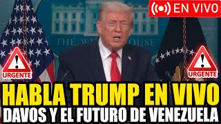 🔴URGENTE TRUMP EN VIVO ANTES DE VIAJAR A DAVOS Y HABLA DE VENEZUELA EN LA CASA BLANCA | FRAN FIJAP