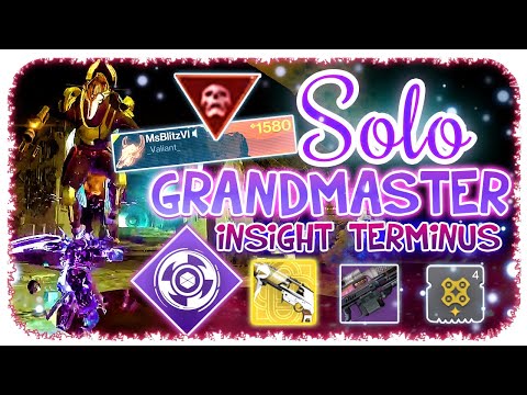 Solo 1620 Grandmaster Nightfall Titan - Insight Terminus - Under 40 Power Level Destiny 2