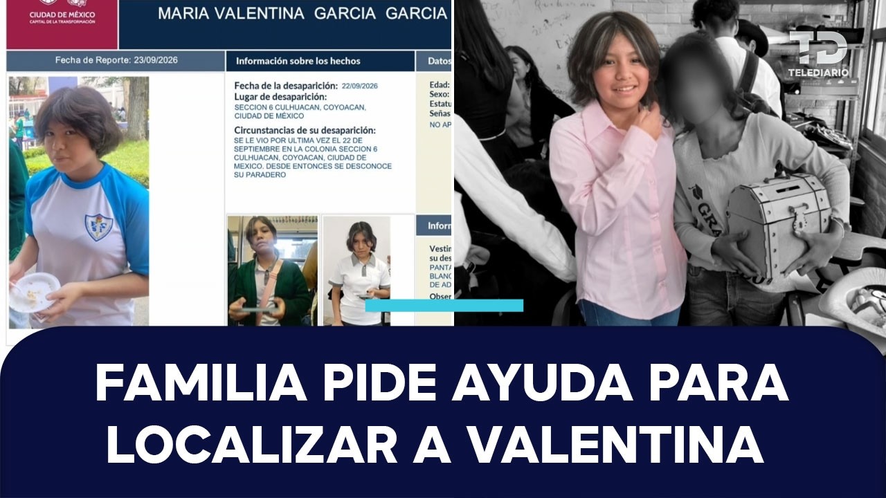 Valentina, de 12 años, desapareció de su casa en Coyoacán; sospechan de su compañero de jiujitsu
