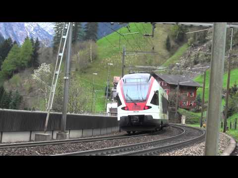 ETR 524 TILO IN TRANSITO  A WASSEN. (CH) 25 - 4 - 2015.