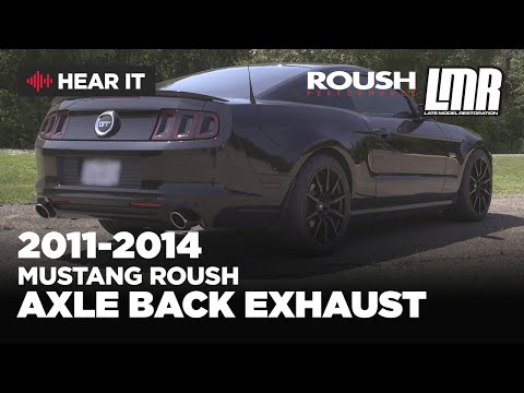 2011-2014 Mustang GT Roush Axle Back Exhaust Sound Clip