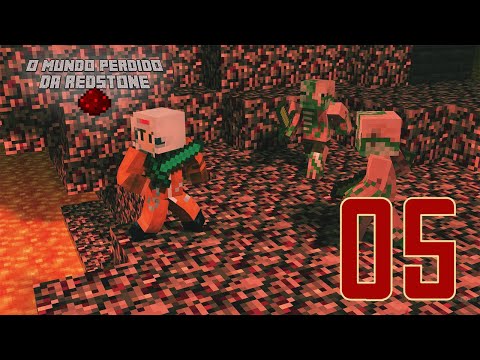 Cosmonauta à Deriva - Ghast, Nether and a lot of confusion - The Lost World of Redstone 005 - #minecraft