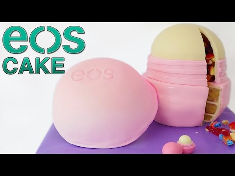 DIY GIANT EOS LIP BALM CAKE How To Cook That Ann Reardon diy EOS