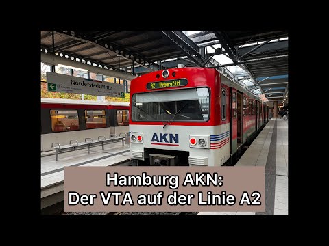 Hamburg AKN: Der VTA auf der Linie A2 | Aufnahmen+Mitfahrt
