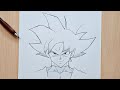 How to draw Goku | Black Goku step by step | easy tutorial