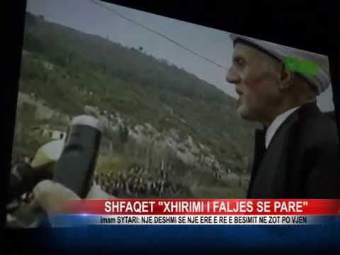 Myftinia Shkodër, 14 nëntor 2014 - Shfaqet filmimi i rihapjes së Xhamisë së Plumbit