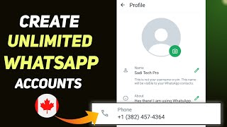 How to Get Unlimited Canada Numbers For WhatsApp (2024)