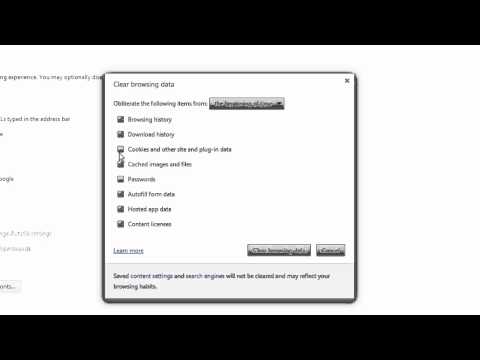 How to Clear the Google Chrome Cache