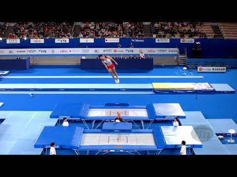 PFLEIDERER Matthias (GER) M - 2019 Trampoline Worlds, Tokyo (JPN) - Qualification Trampoline R2