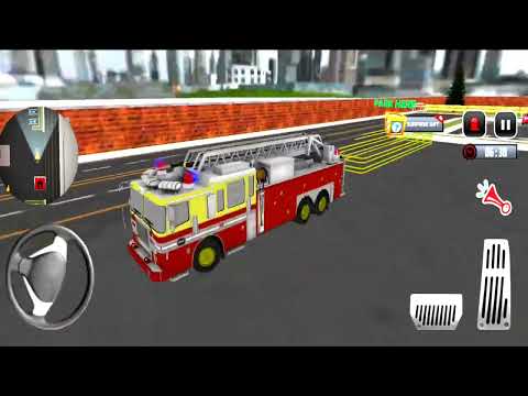 Drive a Real-Like Fire Truck Car, Rescue Fire Truck Simulator, Android Gameplay
