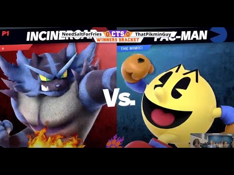 Clocktower Smash 116 - W - ThatPikminGuy (Incineroar) vs. NeedSaltForFries (Pac-Man, Kazuya) - SSBU