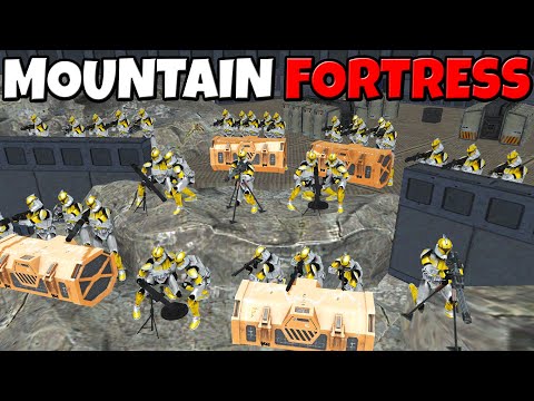 Republic Mountain Fortress Under Siege! - Men of War: Star Wars Mod Battle Simulator