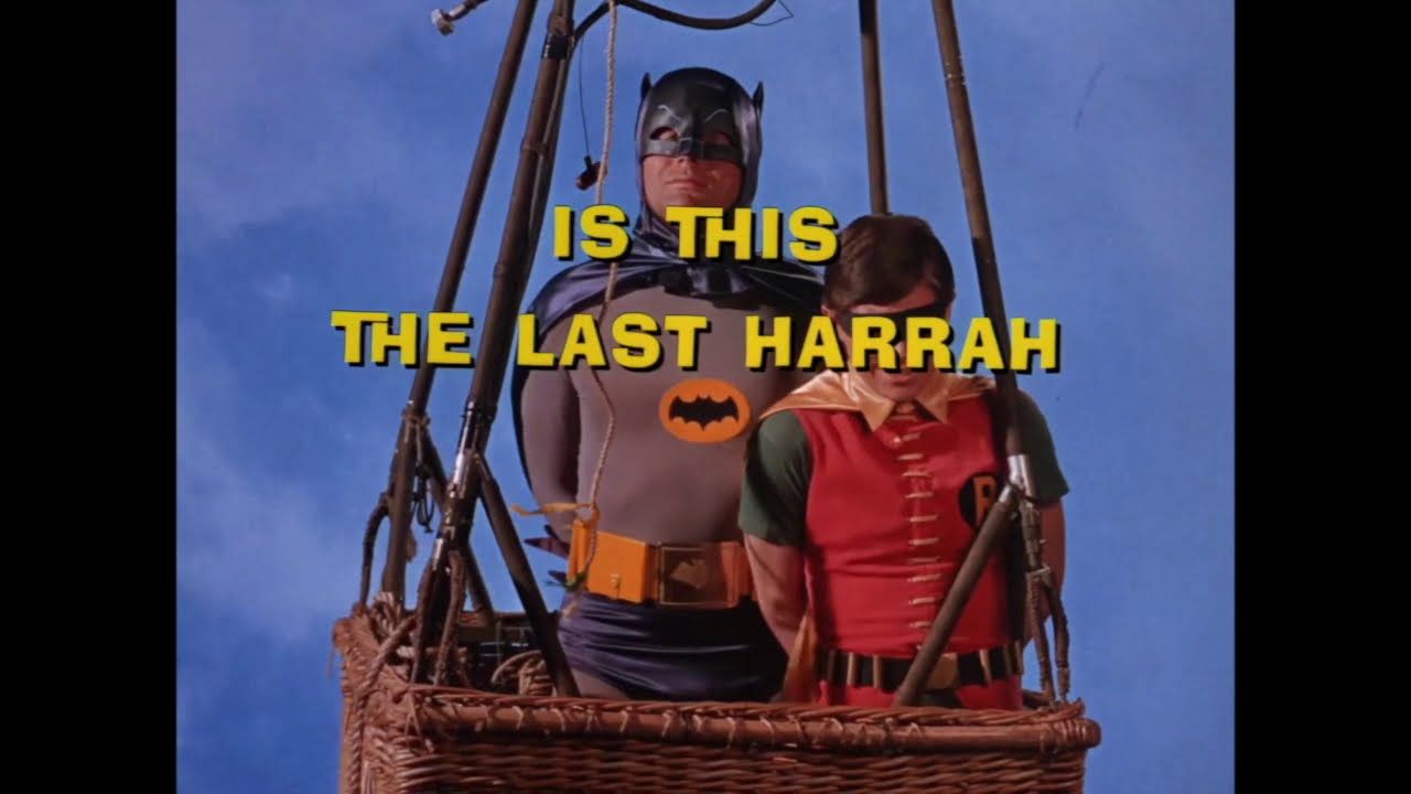 Batman and Robin on a Balloon